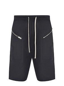 State Of Order Contrast Zip Bermuda Shorts