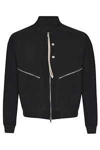 State Of Order Zip-Detail Bomber Jacket