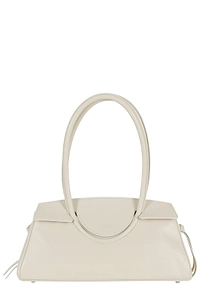 Logo Embossed Shoulder Bag