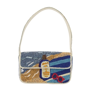Tommy Beaded Shoulder Bag