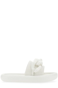 Stella Mccartney Air Chain-Embellished Slip-On Slides