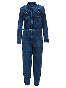 Stella Mccartney Bleached Effect Denim Jumpsuit
