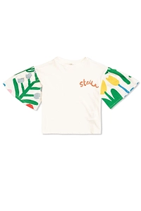 Floral Printed Crewneck T-Shirt