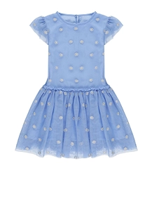 Stella Mccartney Kids Floral Ruffled Buttoned Dress