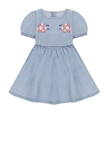 Stella Mccartney Kids Ladybug Embroidered Dress