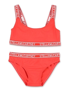 Stella Mccartney Kids Logo Band Two-Piece Bikini Set