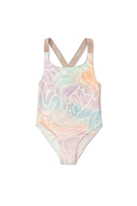 Logo Print Swimsuit