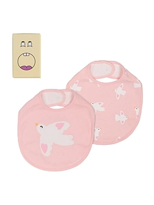 Bird Print Bib Set