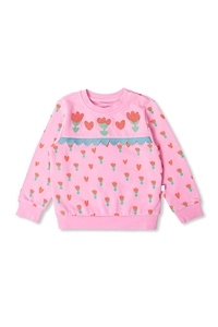 Tulip Printed Crewneck Sweatshirt