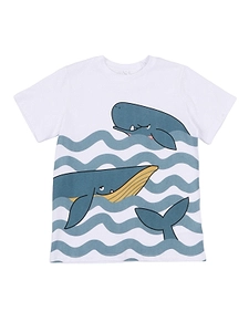 Stella Mccartney Kids Whale Print T-Shirt