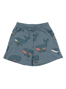 Stella Mccartney Kids Whale-Printed Drawstring Shorts