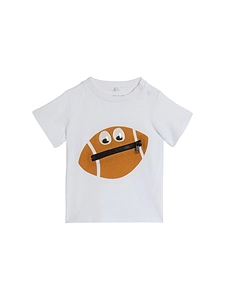 Stella Mccartney Kids Zip Football Print T-Shirt