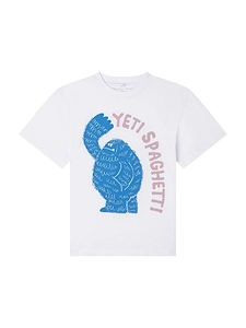 Stella Mccartney Kids Yeti-Spaghetti-Printed Crewneck T-Shirt