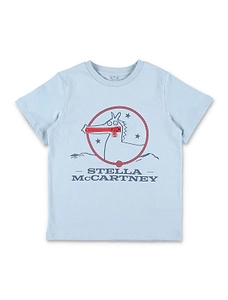 Zip Horse Printed T-Shirt