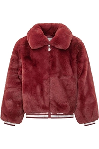 Stella Mccartney Kids Zip-Up Faux Fur Jacket