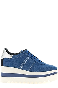 Stella Mccartney Logo Embroidered Sneakers