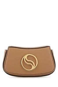 Logo Plaque Stapped Belt Bag