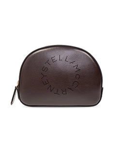 Stella Mccartney Logo Perforated Zip-Up Beauty Case