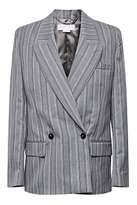 Stella Mccartney Pinstripe Double-Breasted Jacket