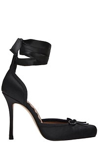 Steve Madden Larina Ankle-Tie Heeled Pumps