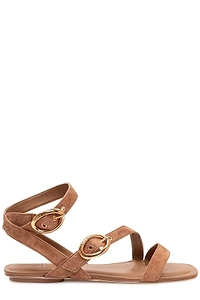 Steve Madden Karmin Ankle-Strap Flat Sandals