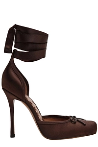 Steve Madden Larina Ankle-Tie Heeled Pumps