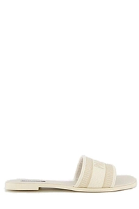 Open Toe Slip-On Sandals