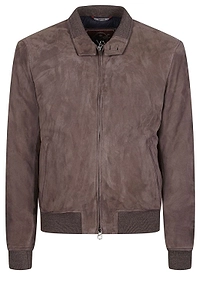Nuvola Leather Bomber Jacket