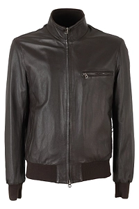 Minsk Slim Leather Jacket