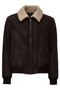 Sean Shearling-Collar Jacket