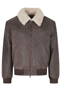 Stewart Sean Shearling Collar Jacket