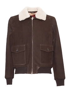 Stewart Zip-Up Leather Jacket