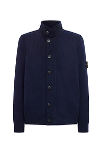 Stone Island Logo Patch Buttoned Cardigan