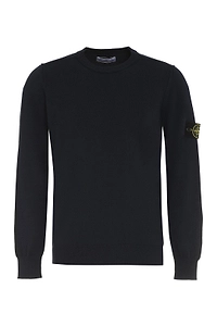 Stone Island Compass Patch Crewneck Jumper
