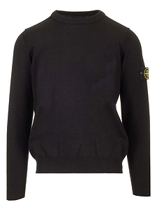 Stone Island Compass Patch Crewneck Jumper