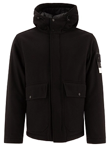 Stone Island Compass Patch Hooded Jacket