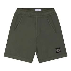 Stone Island Junior Compass-Motif Jersey Swim Shorts