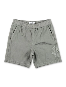Stone Island Junior Compass Patch Swim Shorts