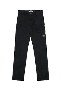Stone Island Junior Logo Cargo Pants