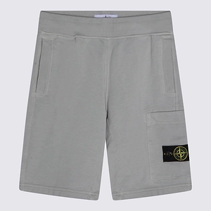 Stone Island Junior Logo Cargo Shorts