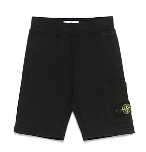Stone Island Junior Logo Patch Shorts