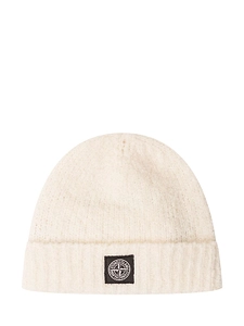 Stone Island Junior Logo Patch Beanie Hat