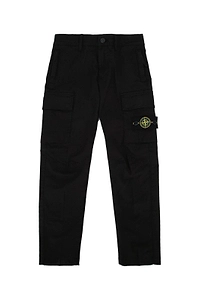 Stone Island Junior Logo Patch Cargo Trousers