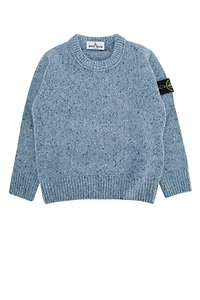 Stone Island Junior Logo-Patch Crewneck Jumper