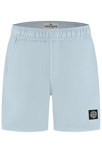 Stone Island Junior Logo Patch Drawstring Swim Trunks