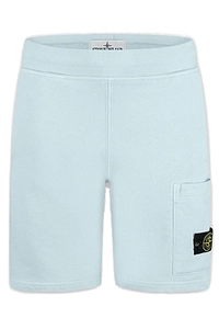 Stone Island Junior Logo Patch Shorts