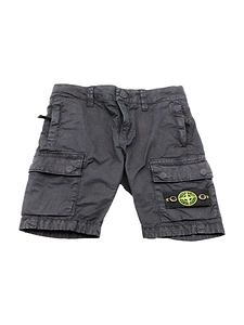Stone Island Junior Logo-Patch Shorts