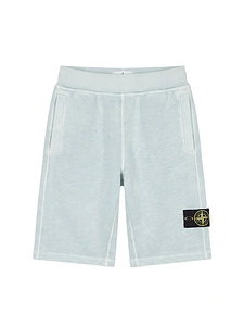 Stone Island Junior Logo Patch Shorts