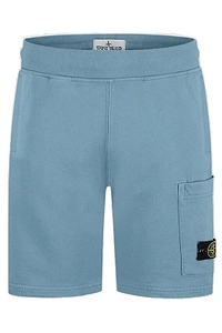 Stone Island Junior Logo Patch Shorts
