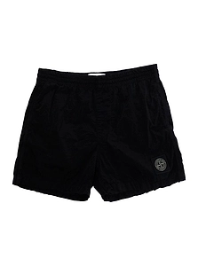 Stone Island Junior Logo Patch Shorts